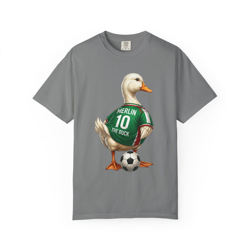 Merlin the Duck Mexican Soccer Mascot T-Shirt — World Cup Fan Tee