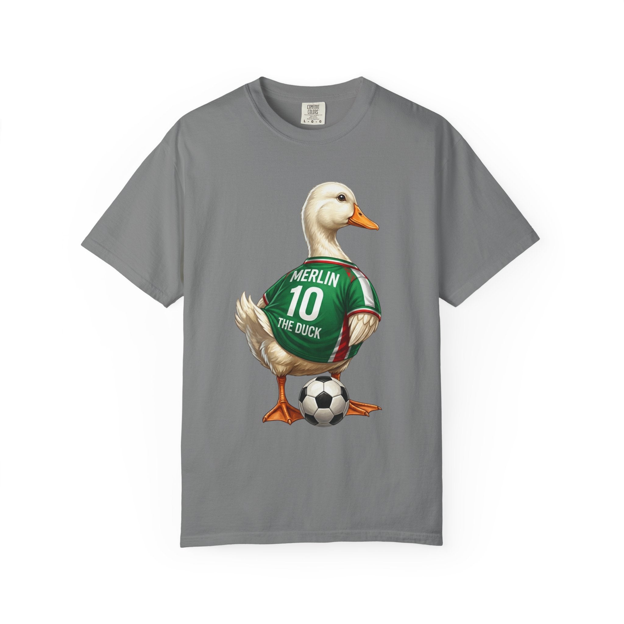 Merlin the Duck Mexican Soccer Mascot T-Shirt — World Cup Fan Tee