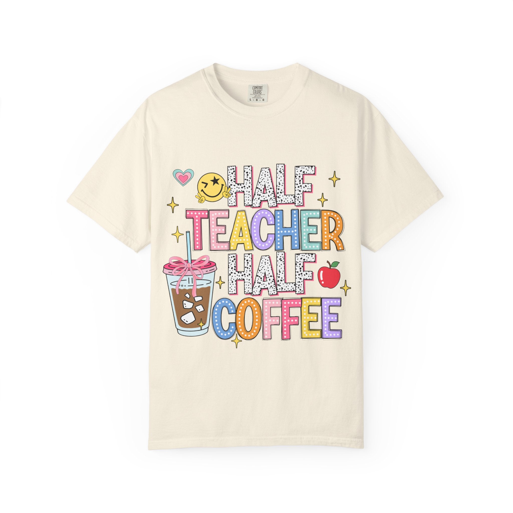 Half Teacher Half Coffee T-Shirt