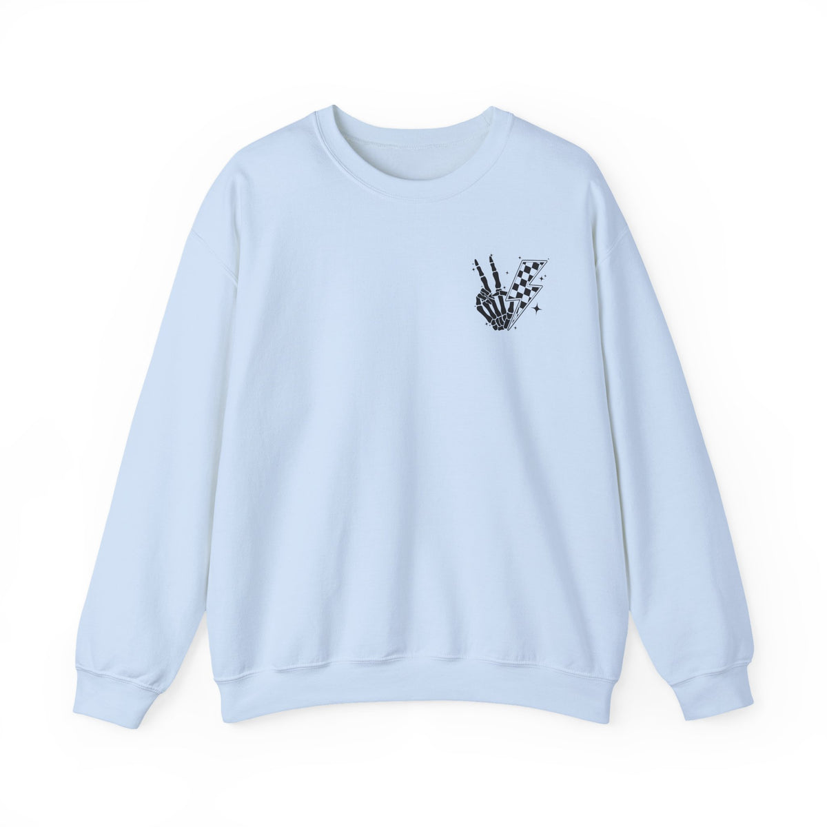 Christian Crewneck Sweatshirt — "I Sought The Lord and He Answered" Graphic