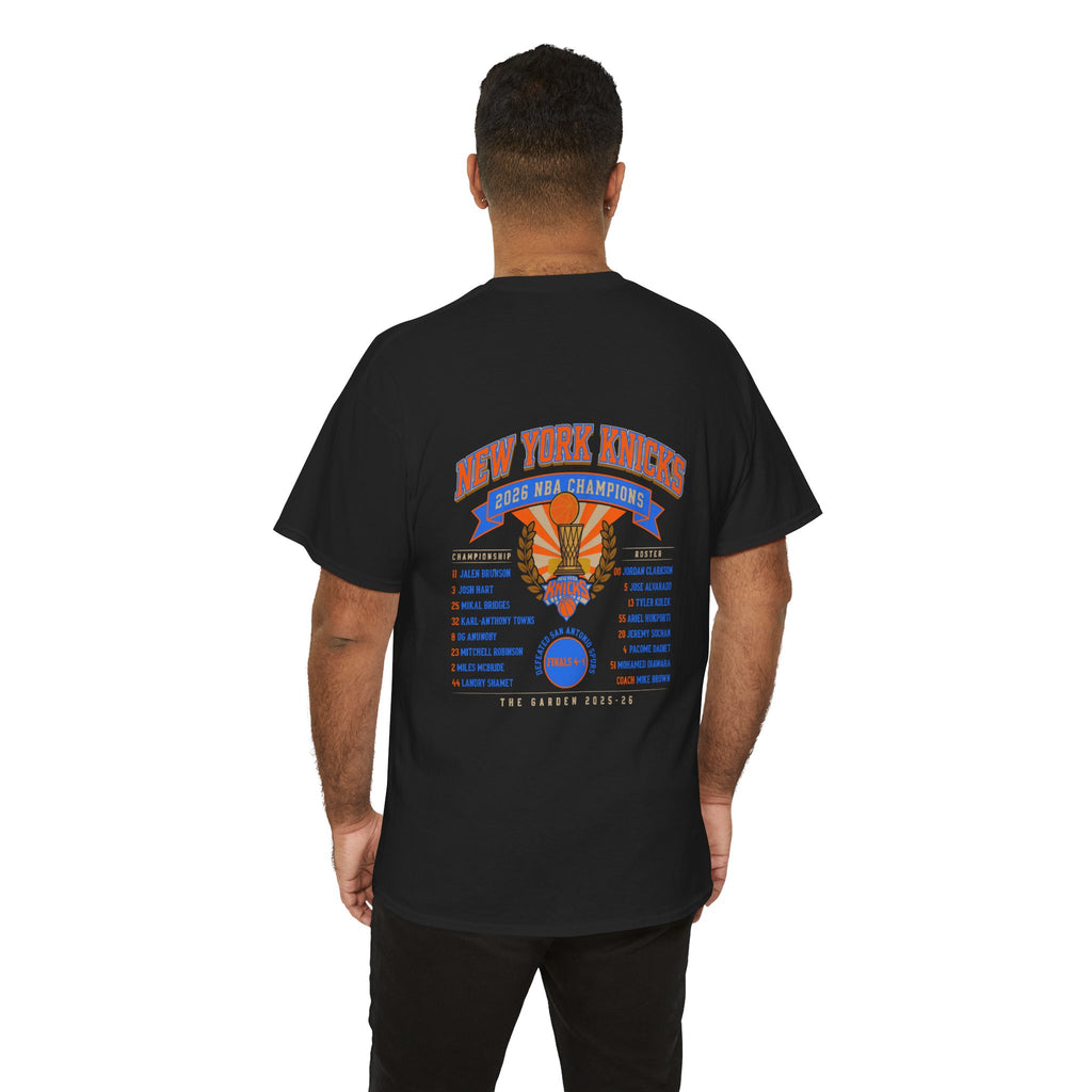 Knicks 2026 NBA Champions T-Shirt — New York Knicks Championship Souvenir Tee