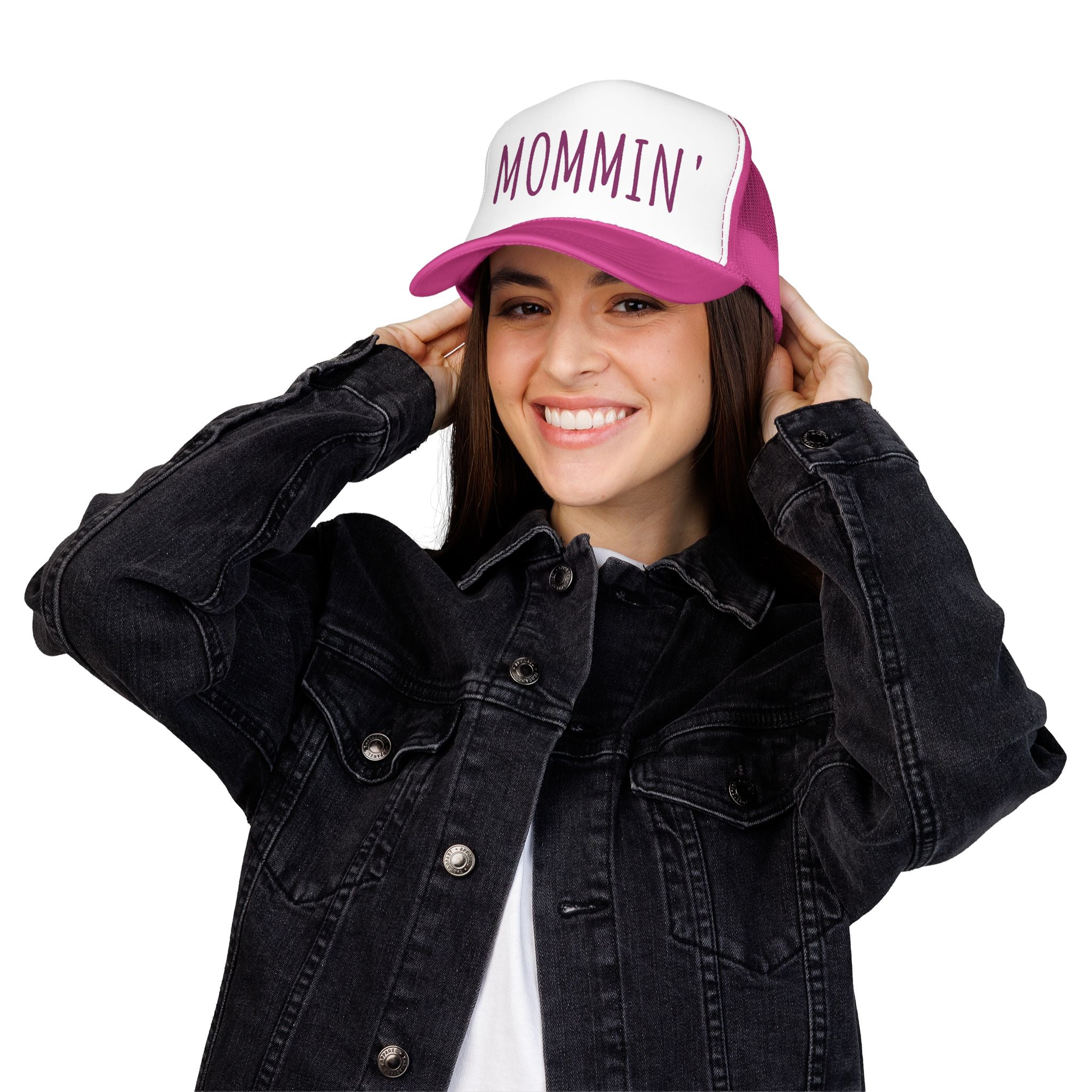 Mommin' Trucker Hat — Casual Mom Life Foam Trucker Cap