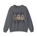 Spooky Season Crewneck Sweatshirt — Neutral Ghosts Graphic