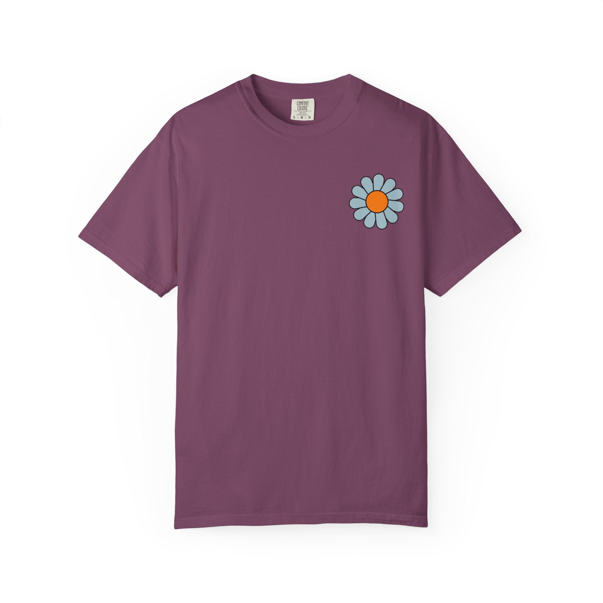 Faith Flower T‑Shirt — “I Sought The Lord And He Heard” Vintage Floral Tee