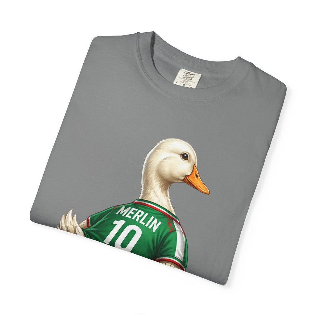 Merlin the Duck Mexican Soccer Mascot T-Shirt — World Cup Fan Tee