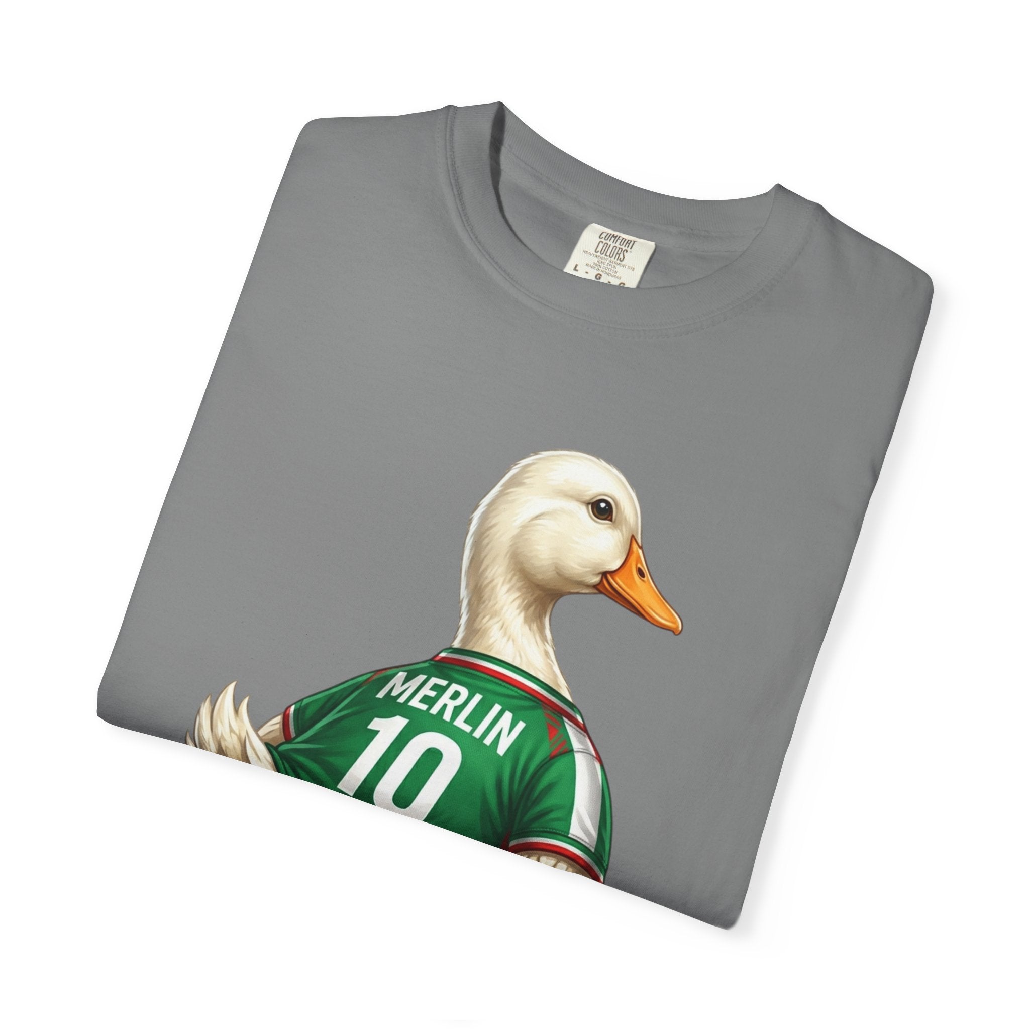 Merlin the Duck Mexican Soccer Mascot T-Shirt — World Cup Fan Tee
