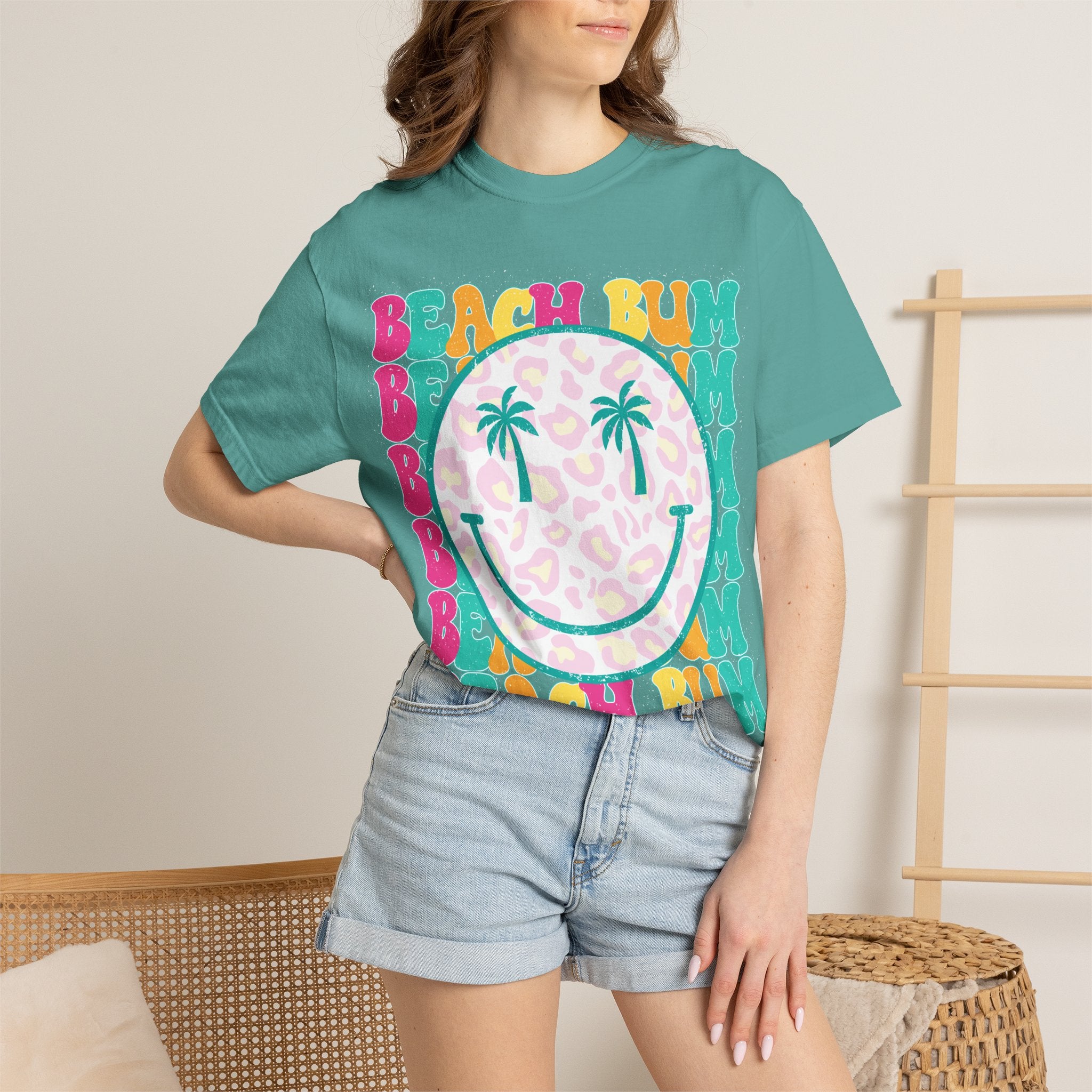 Beach Bum Smiley T-Shirt