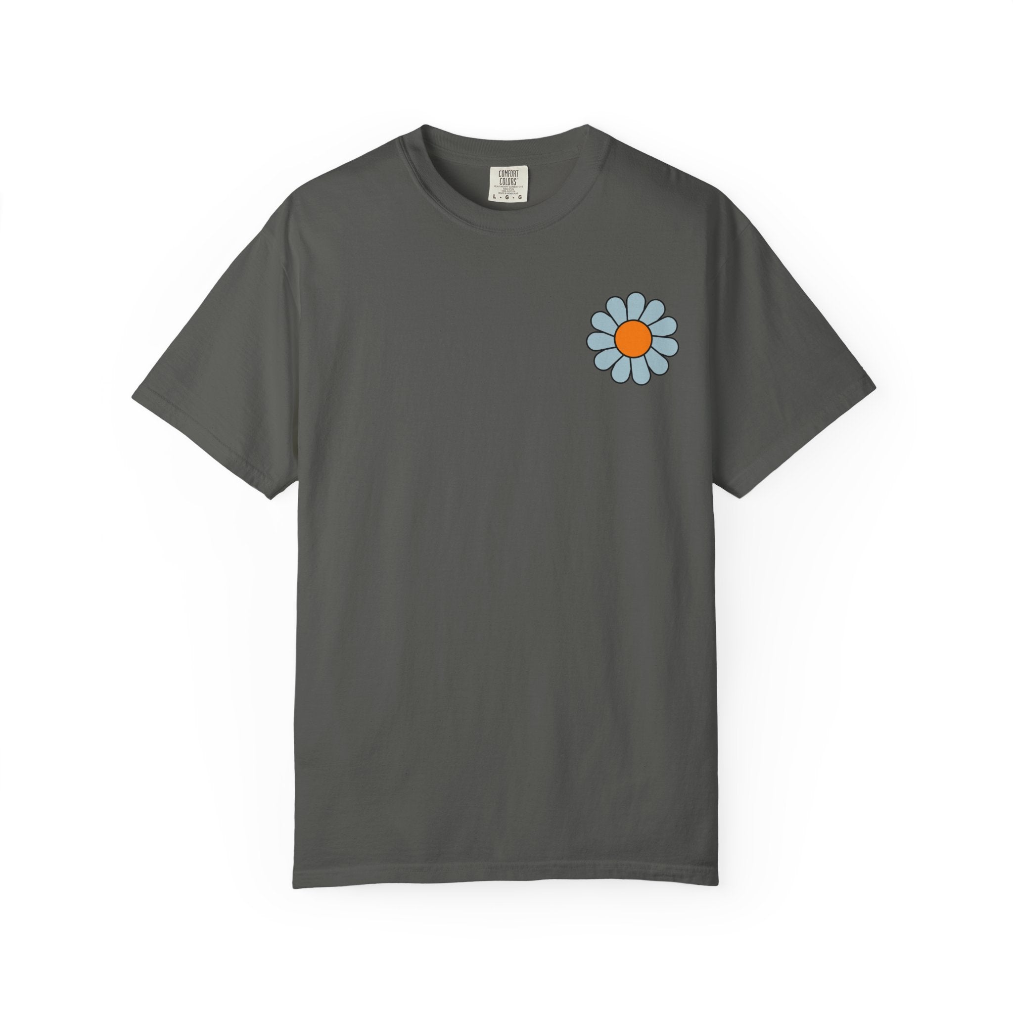 Faith Flower T‑Shirt — “I Sought The Lord And He Heard” Vintage Floral Tee
