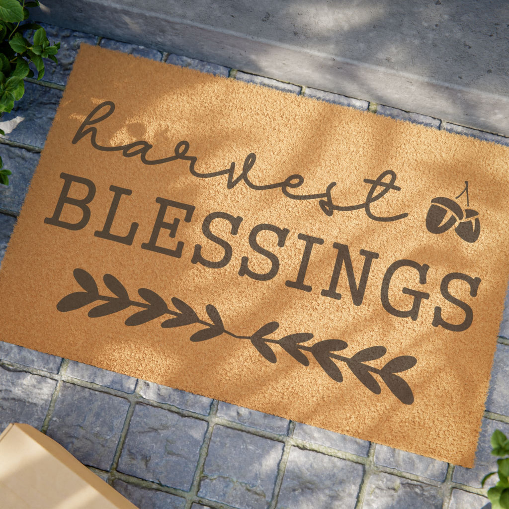 Harvest Blessings Doormat