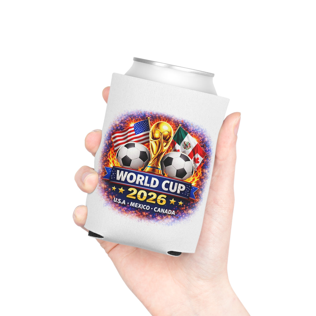 World Cup 2026 Can Cooler – USA Mexico Canada Soccer Koozie
