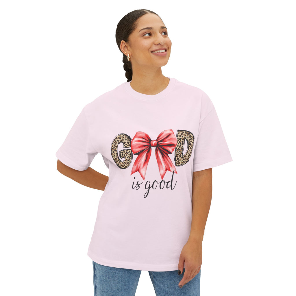 God is Good tee | Leopard letters