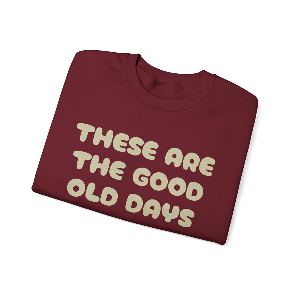 These Are the Good Old Days Nostalgic Sweatshirt