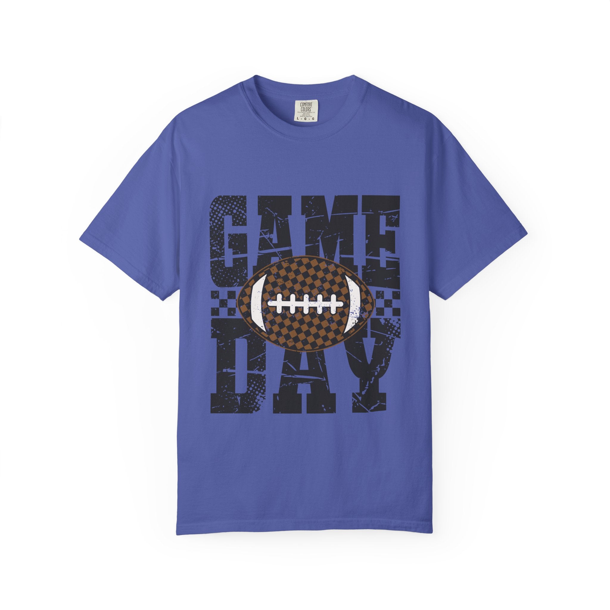Game Day Football T-Shirt — Vintage Grunge School Spirit Tee
