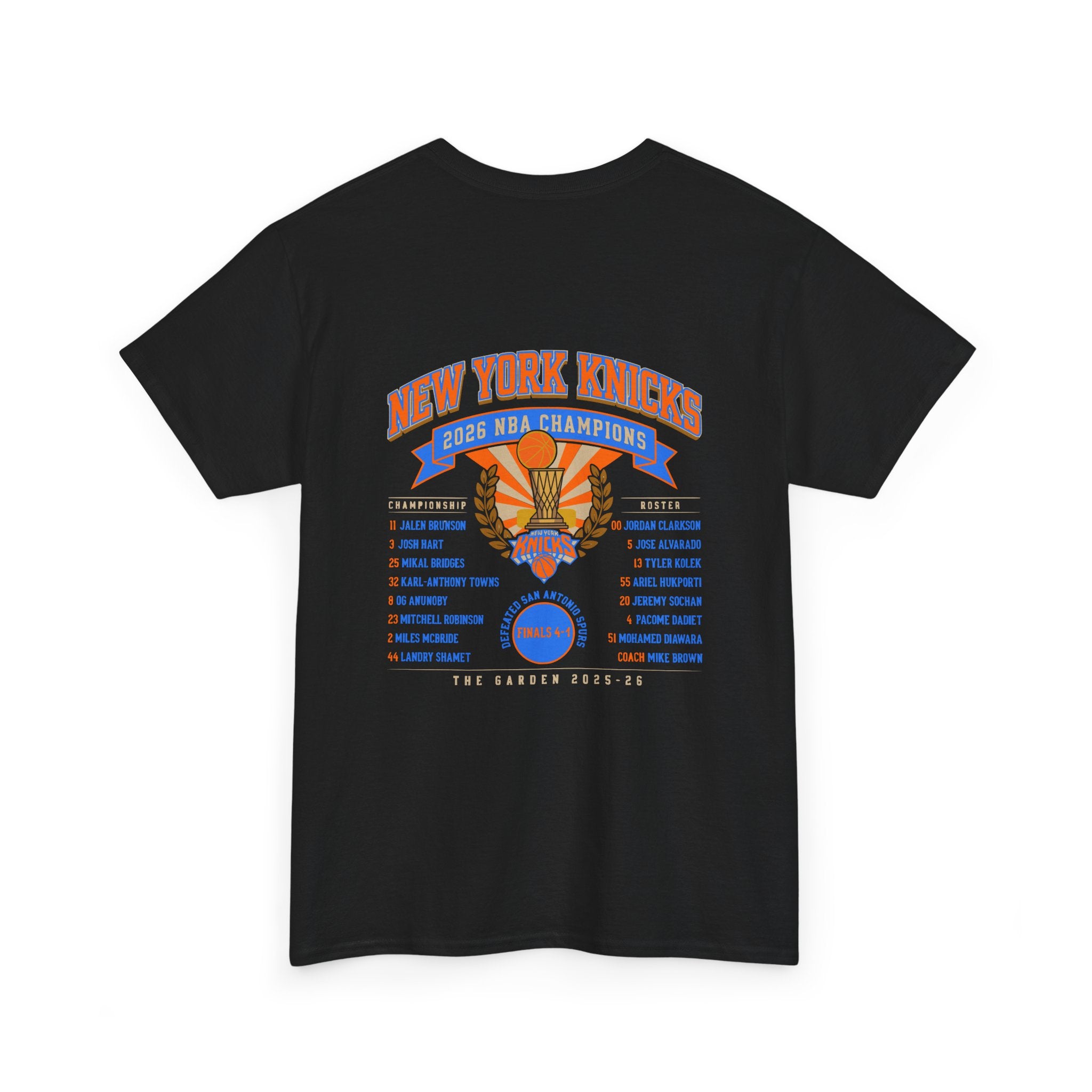 Knicks 2026 NBA Champions T-Shirt — New York Knicks Championship Souvenir Tee
