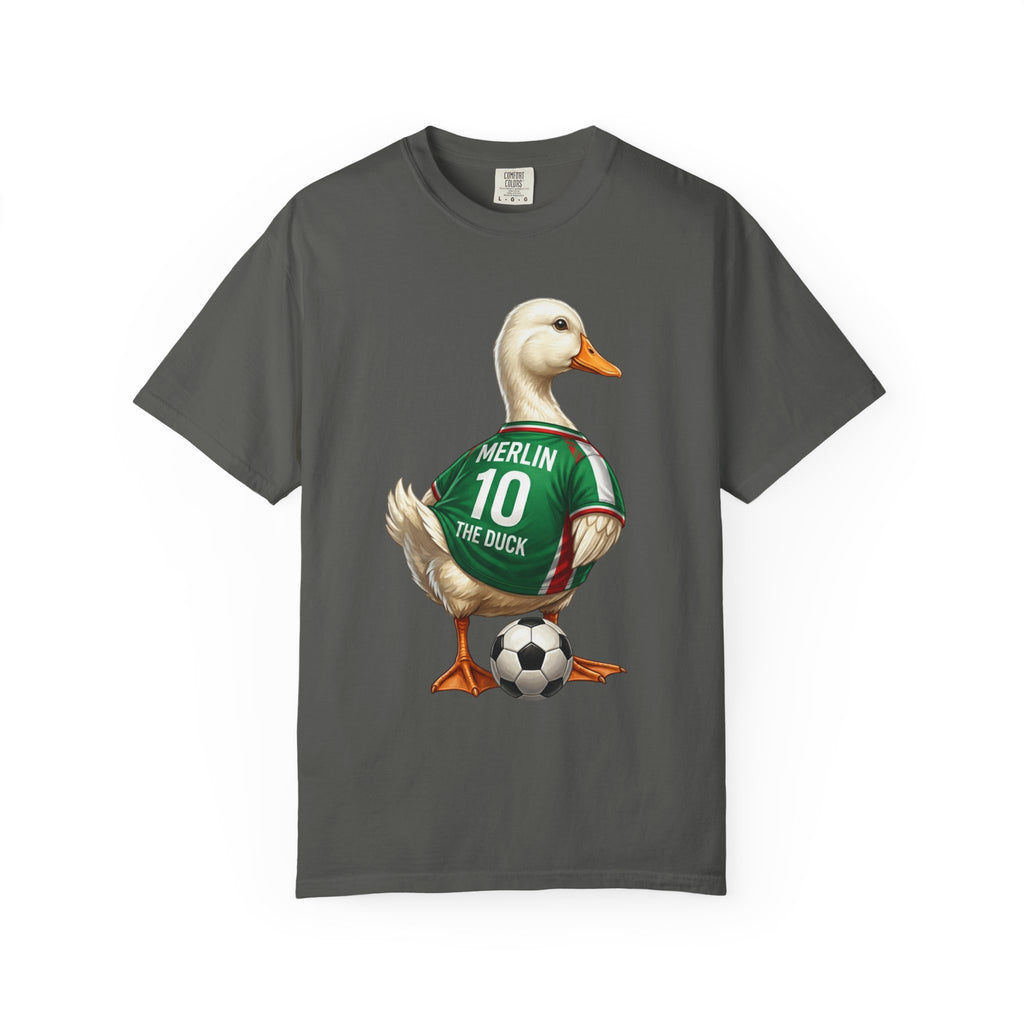 Merlin the Duck Mexican Soccer Mascot T-Shirt — World Cup Fan Tee