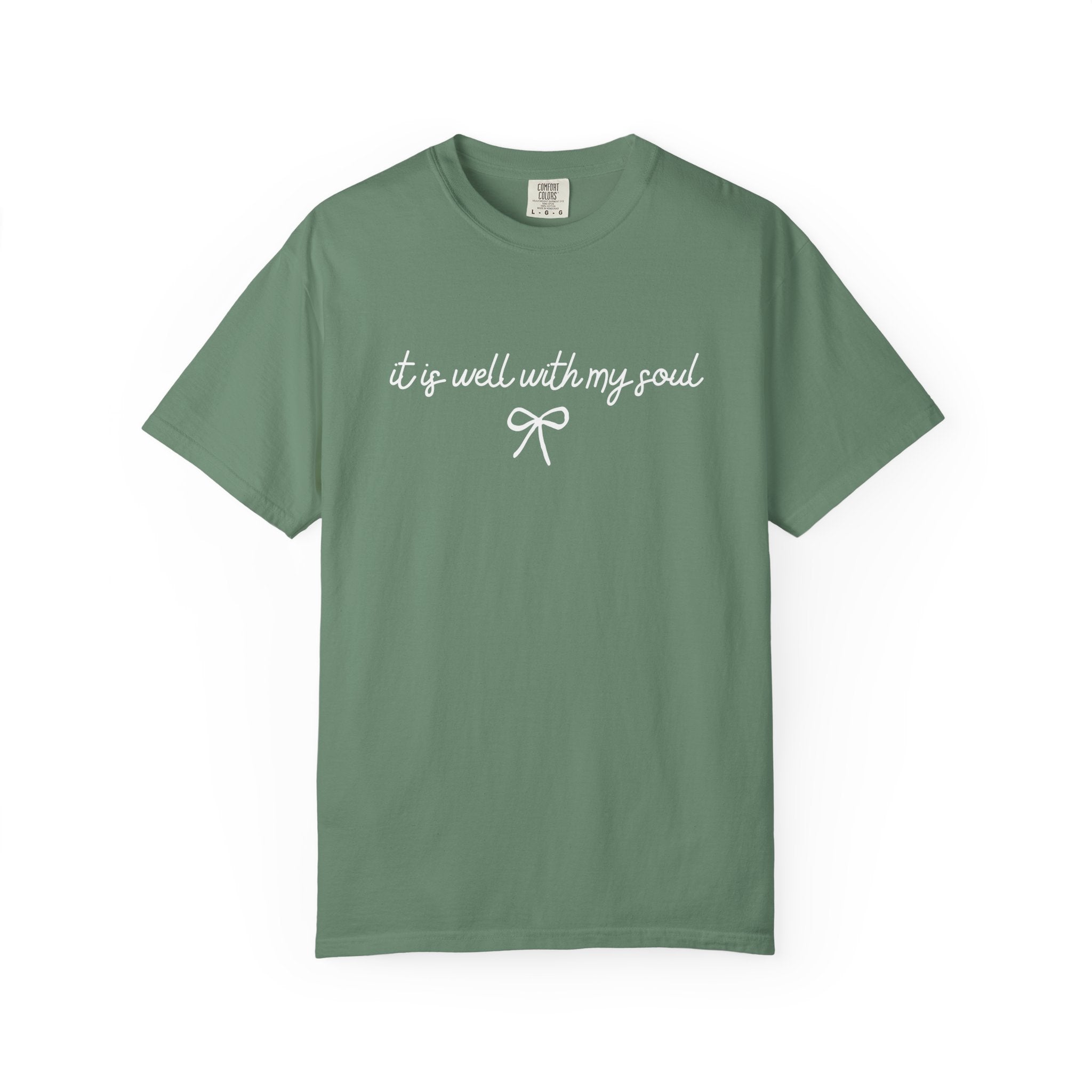 It Is Well With My Soul T-Shirt — Inspirational Faith Graphic Tee