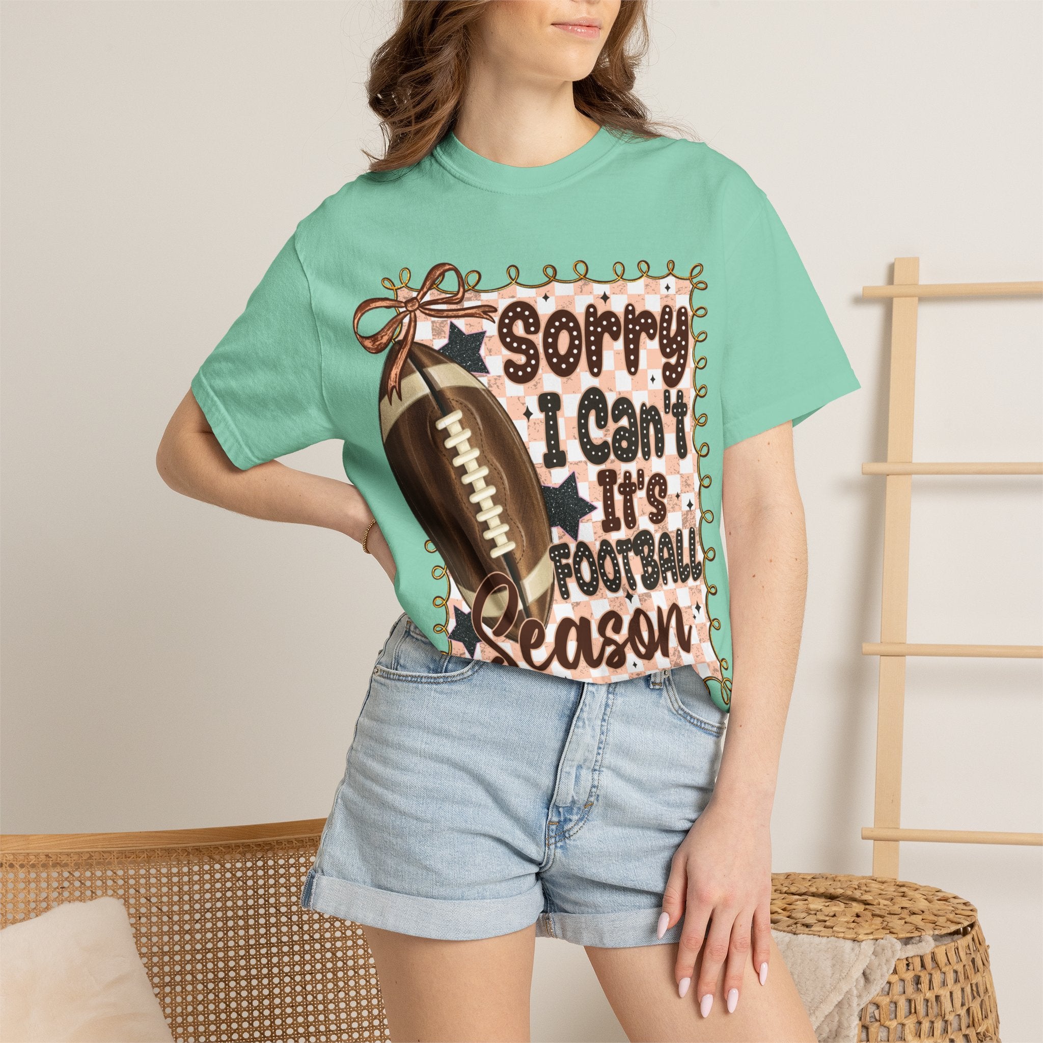 "Sorry I Can't, It's Football Season" Graphic Tee