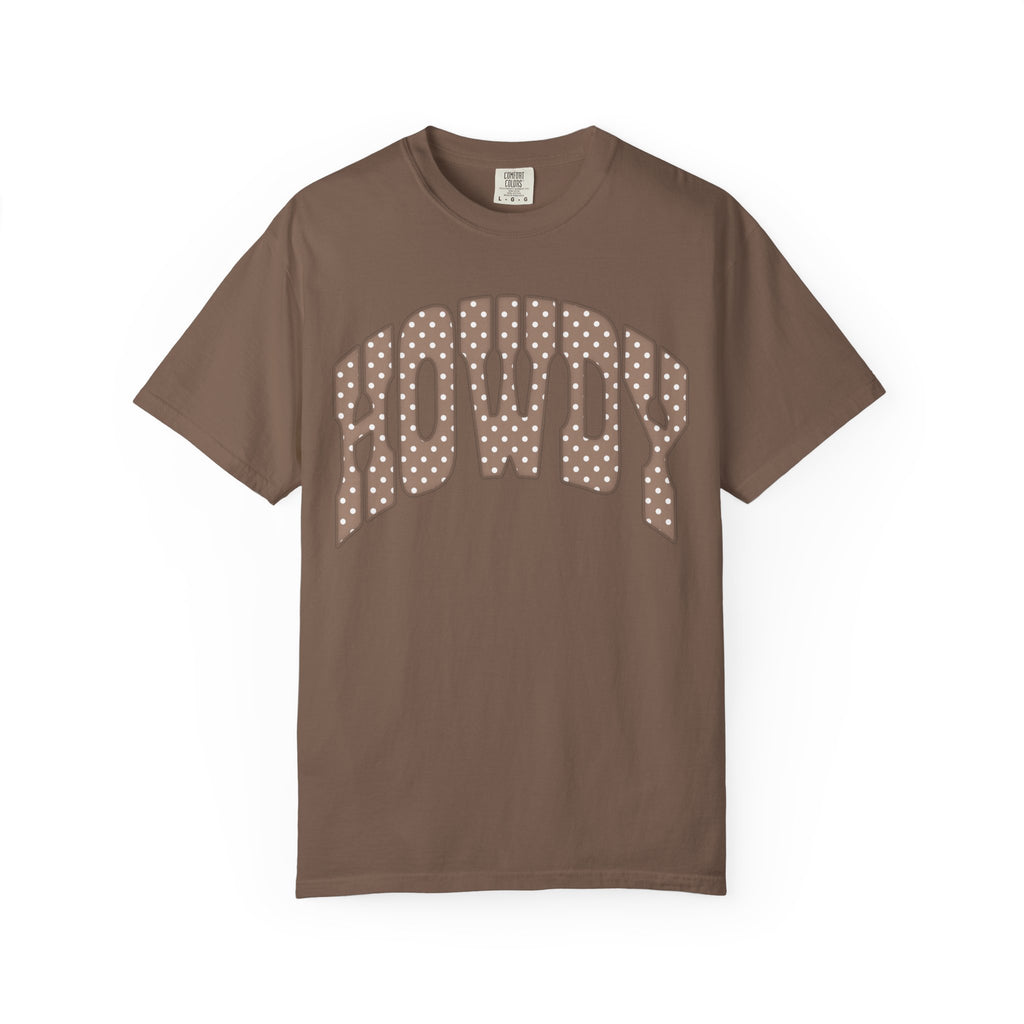 Howdy Polka Dot Graphic T-Shirt — Western Retro Tee