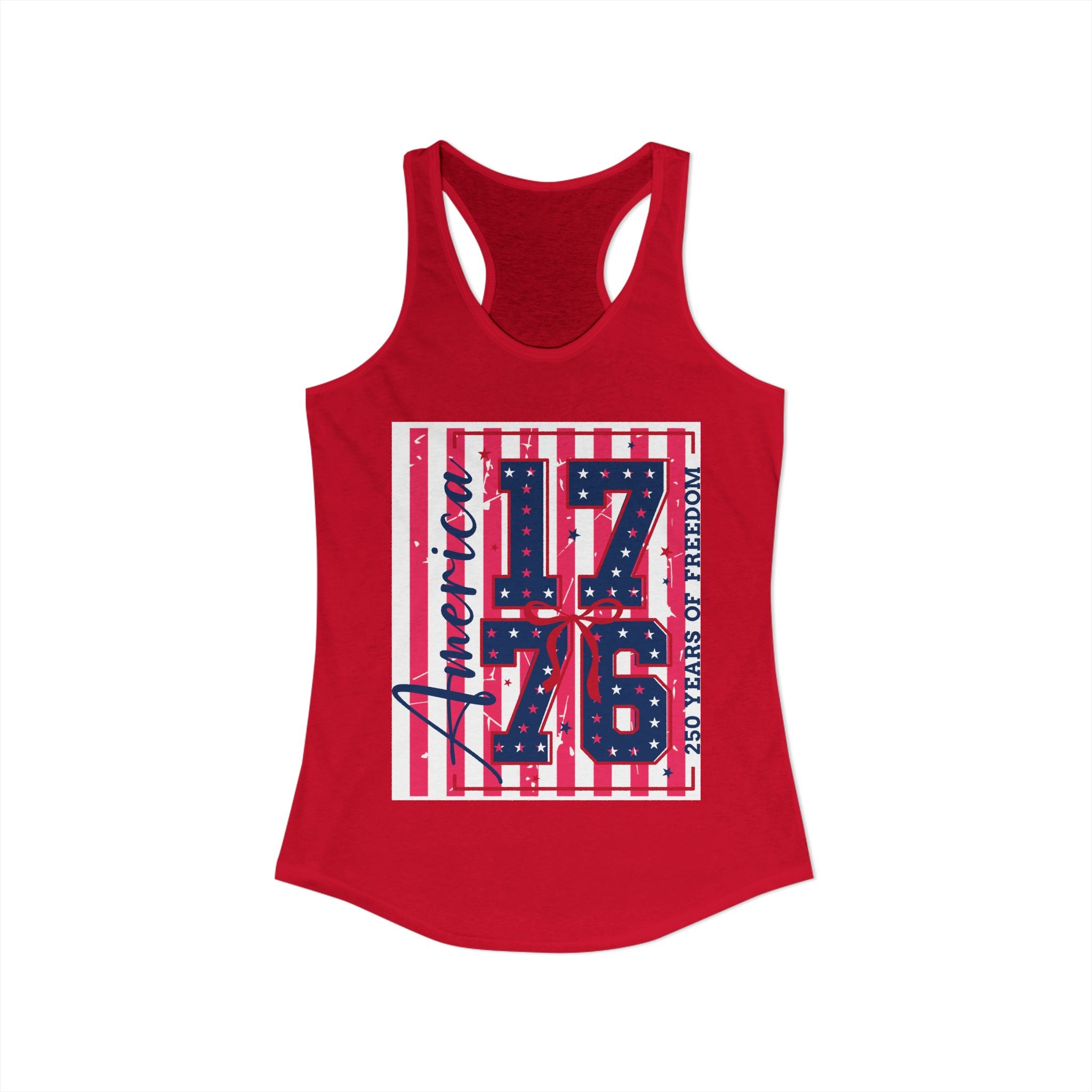 America 250th Birthday Racerback Tank — 250th Birthday of America Tank Top