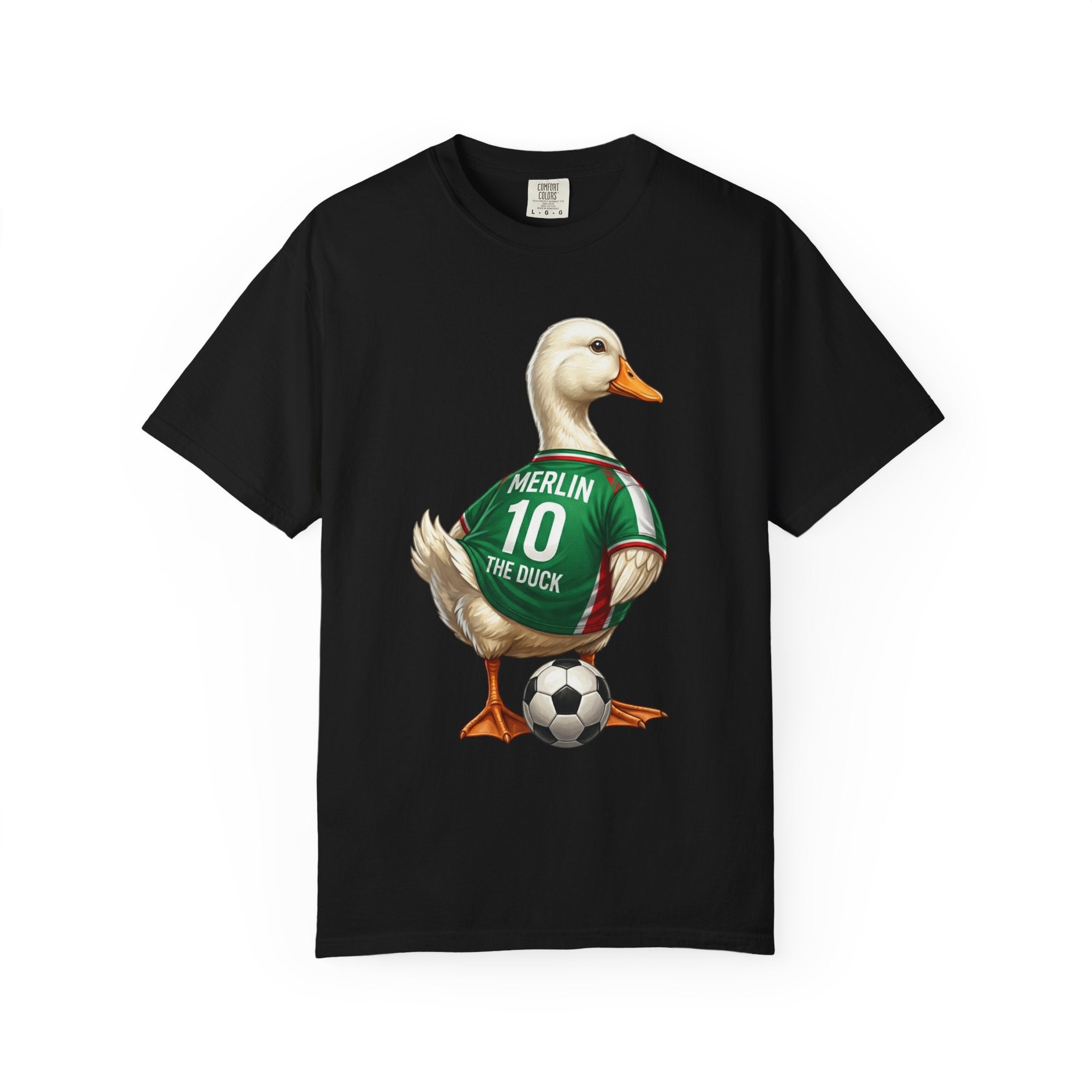 Merlin the Duck Mexican Soccer Mascot T-Shirt — World Cup Fan Tee