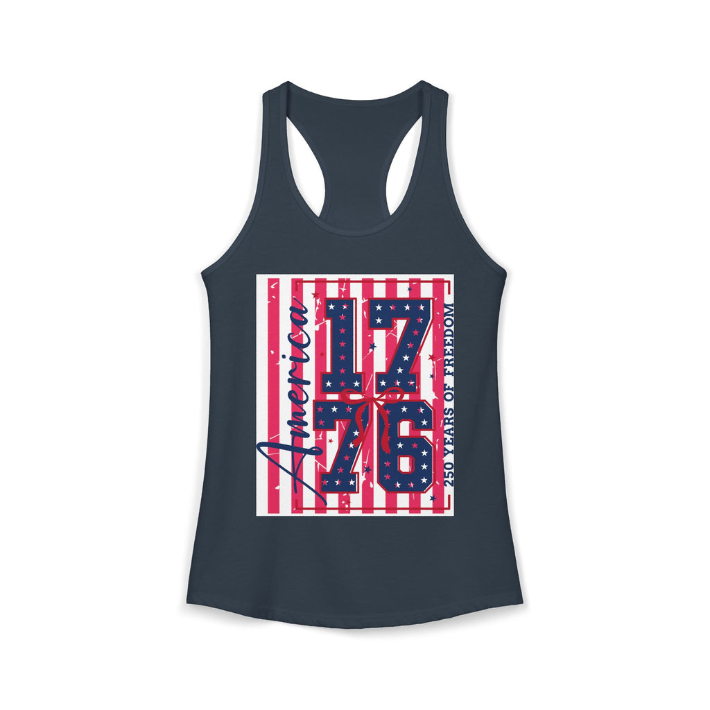 America 250th Birthday Racerback Tank — 250th Birthday of America Tank Top