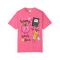 Happy To See Your Face T-Shirt — Cute Apple, Pencil & Notebook Back-to-School Tee