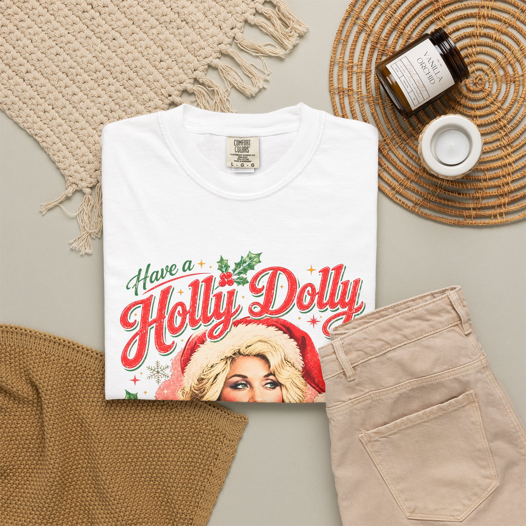 Holly Dolly Christmas T-Shirt