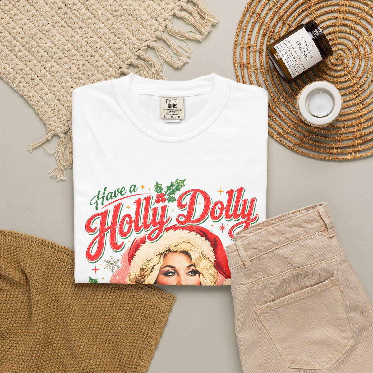 Holly Dolly Christmas T-Shirt