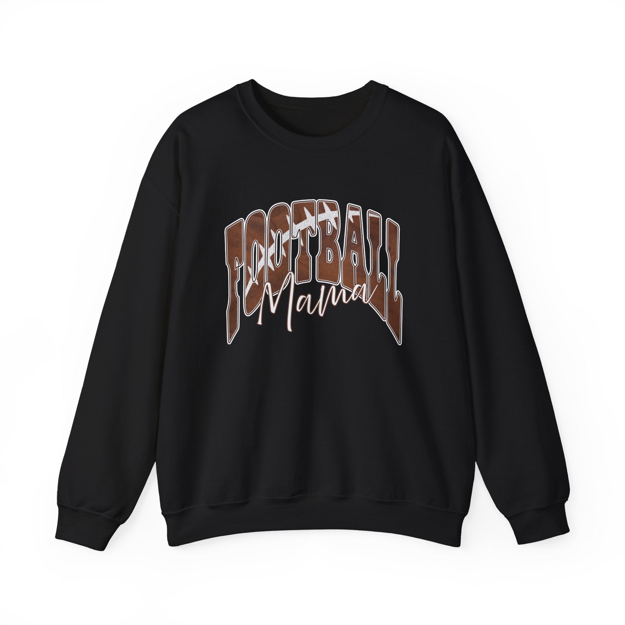 Football Mama Crewneck Sweatshirt – Retro Script Football Mom Pullover