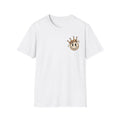 Crowned Smile Emoji T-Shirt — Cute Gold Crown Graphic Tee
