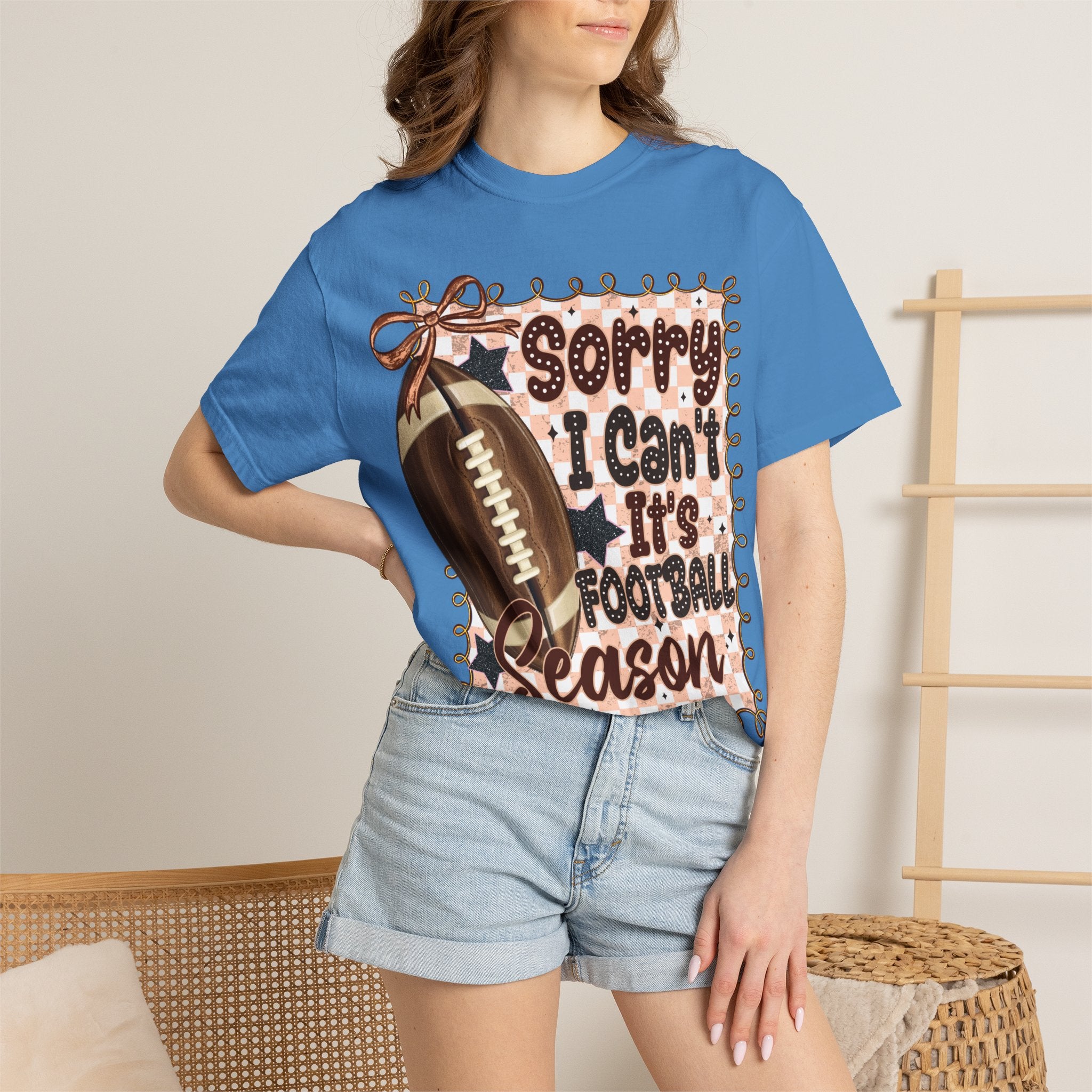 "Sorry I Can't, It's Football Season" Graphic Tee