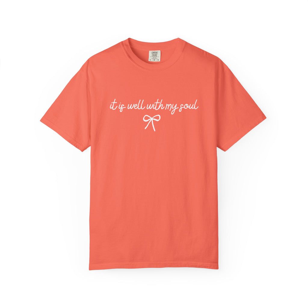 It Is Well With My Soul T-Shirt — Inspirational Faith Graphic Tee