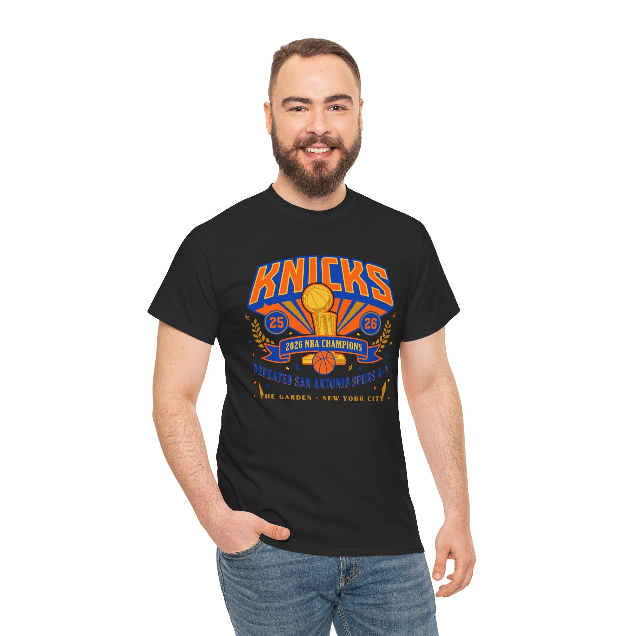 Knicks 2026 NBA Champions T-Shirt — New York Knicks Championship Souvenir Tee
