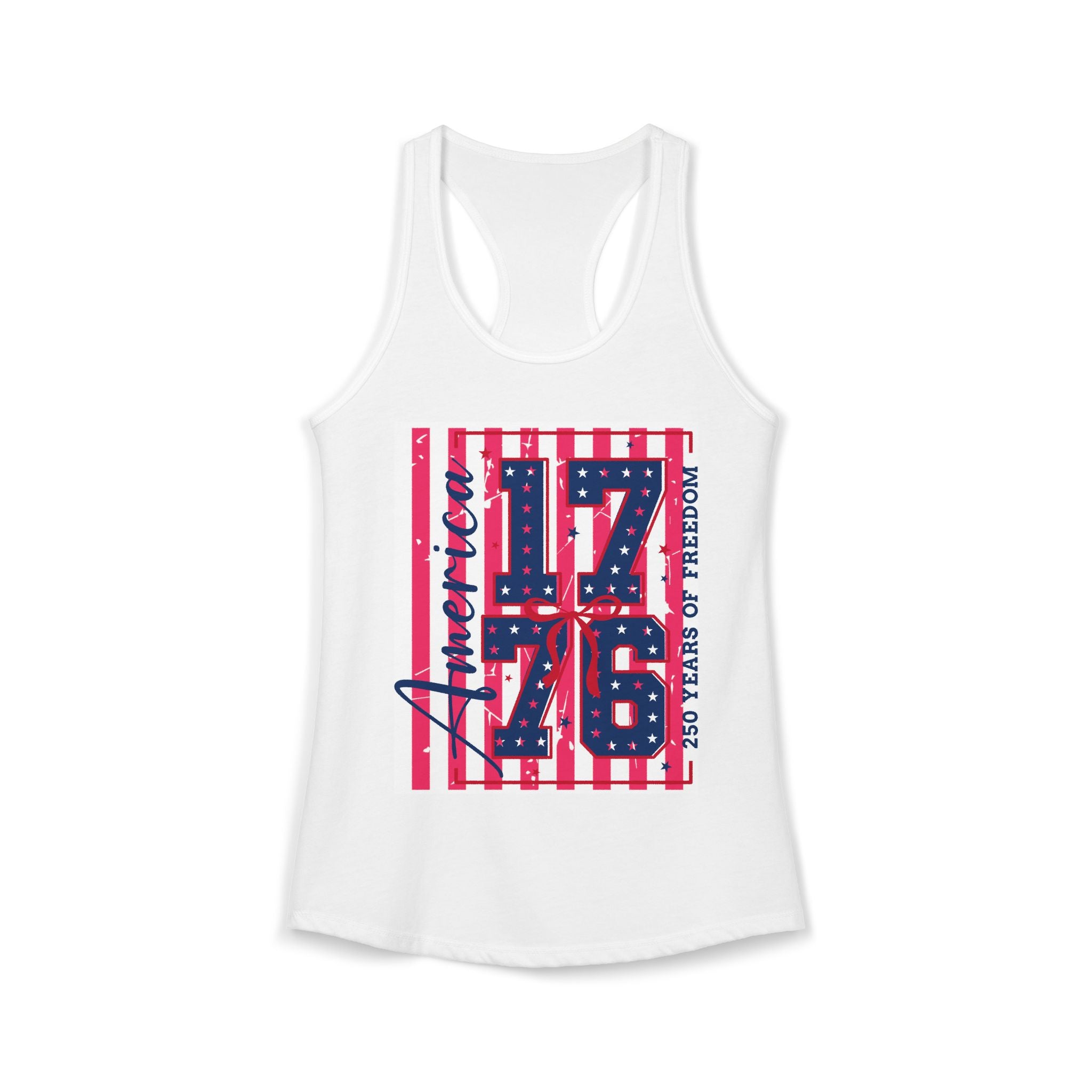America 250th Birthday Racerback Tank — 250th Birthday of America Tank Top