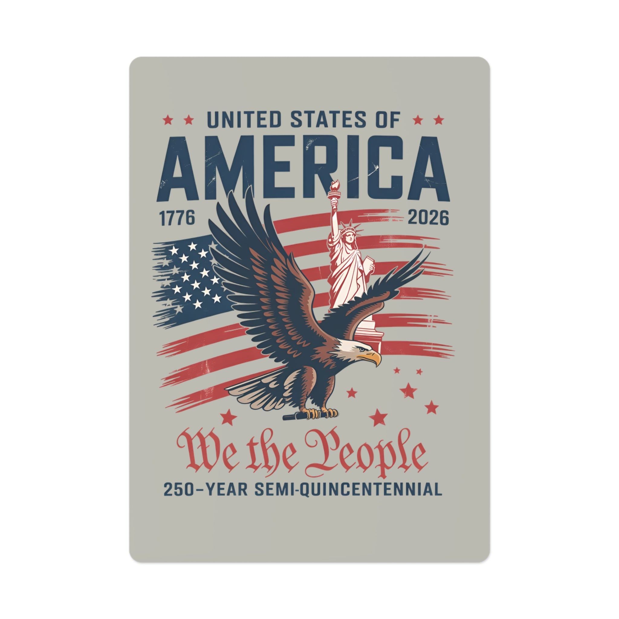 250th Anniversary USA Commemorative Poker Cards - Bicentennial Playing Card Deck
