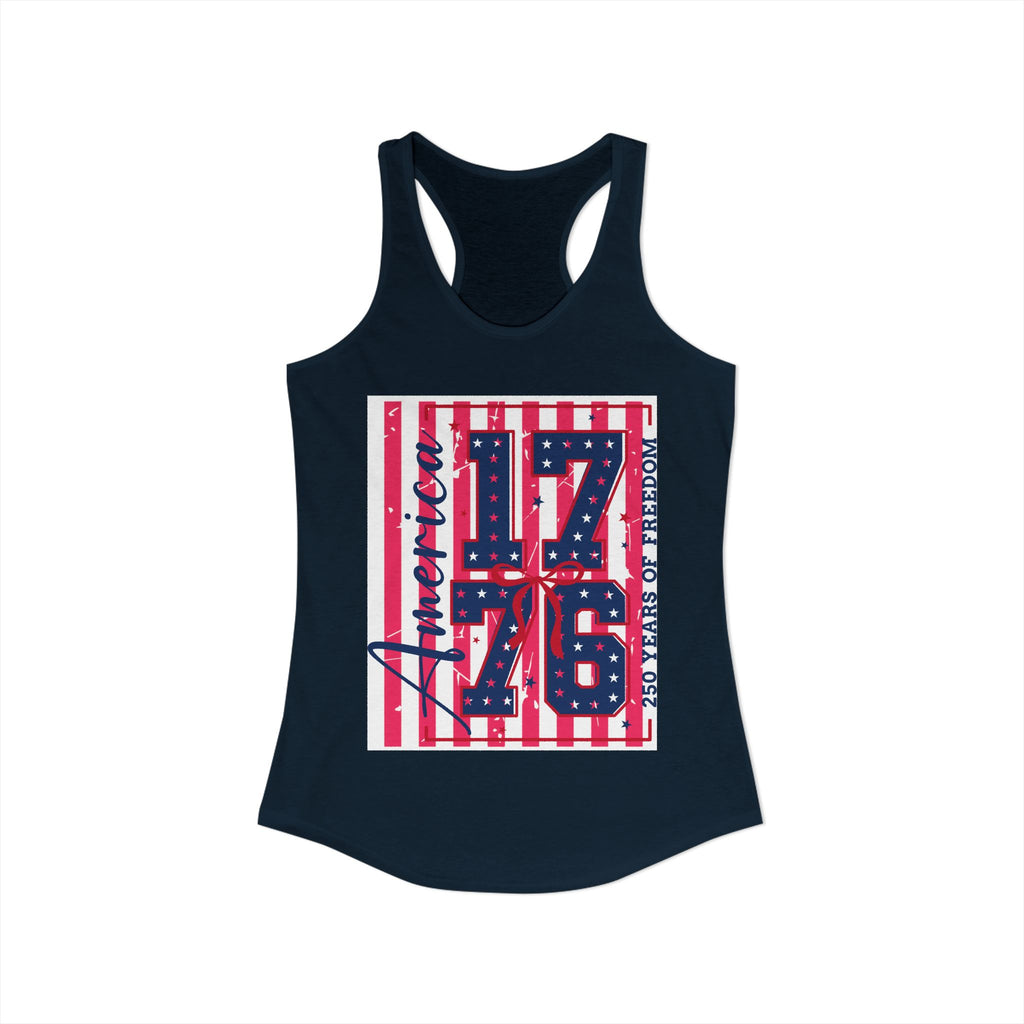 America 250th Birthday Racerback Tank — 250th Birthday of America Tank Top
