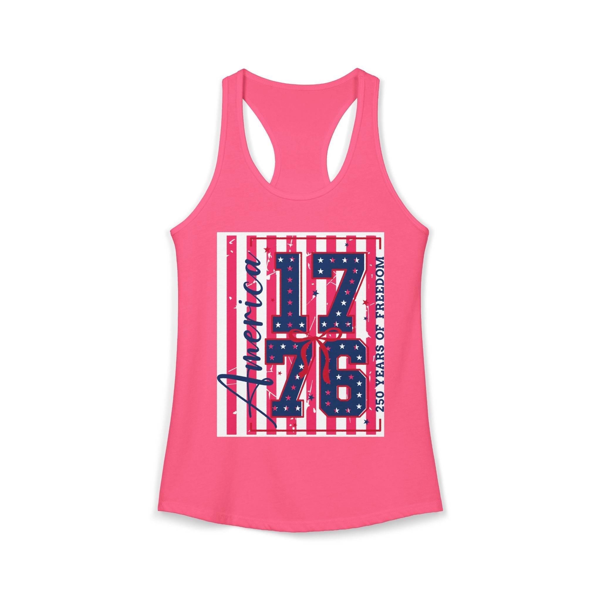 America 250th Birthday Racerback Tank — 250th Birthday of America Tank Top