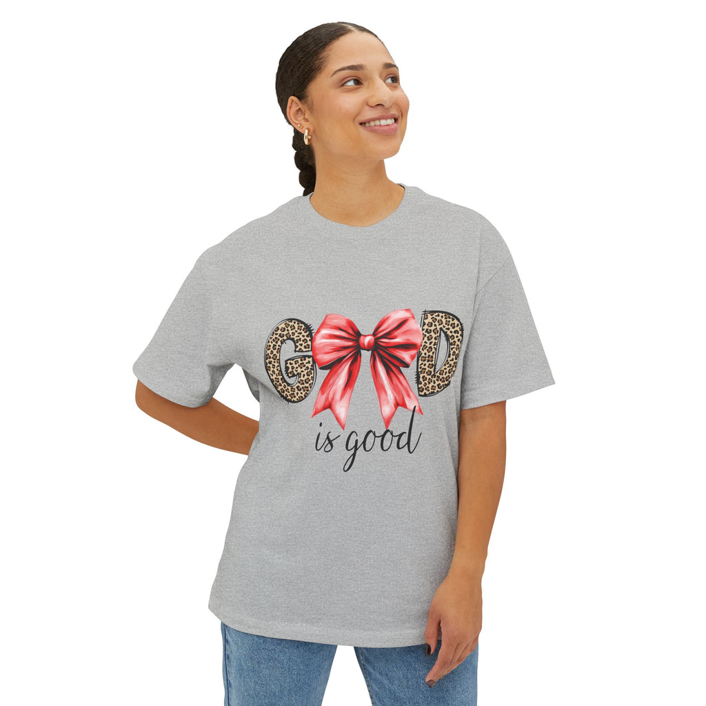 God is Good tee | Leopard letters
