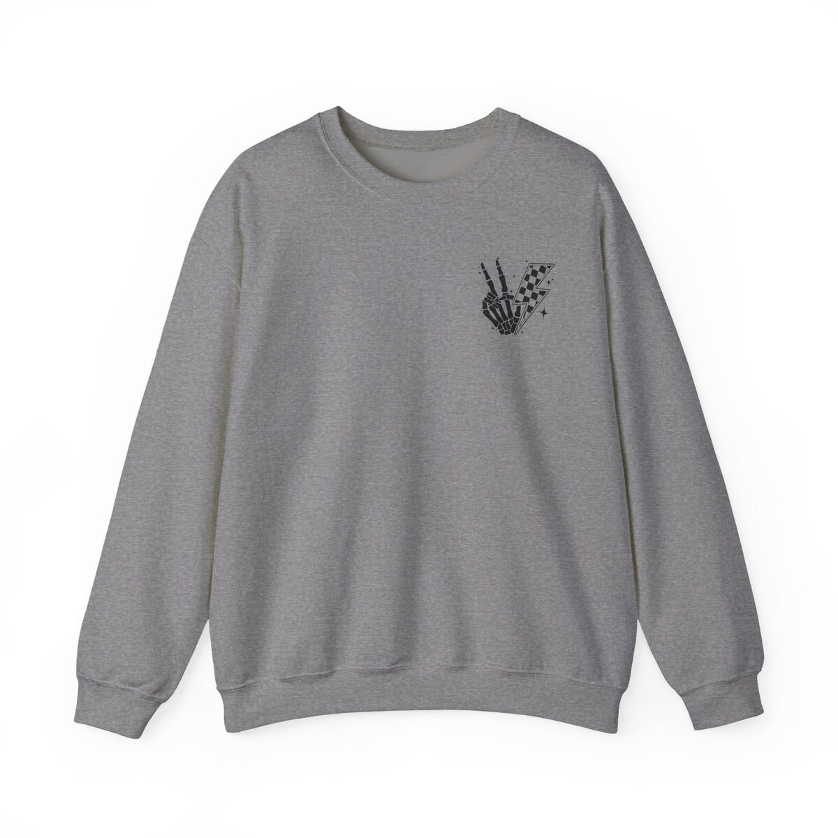 Christian Crewneck Sweatshirt — "I Sought The Lord and He Answered" Graphic