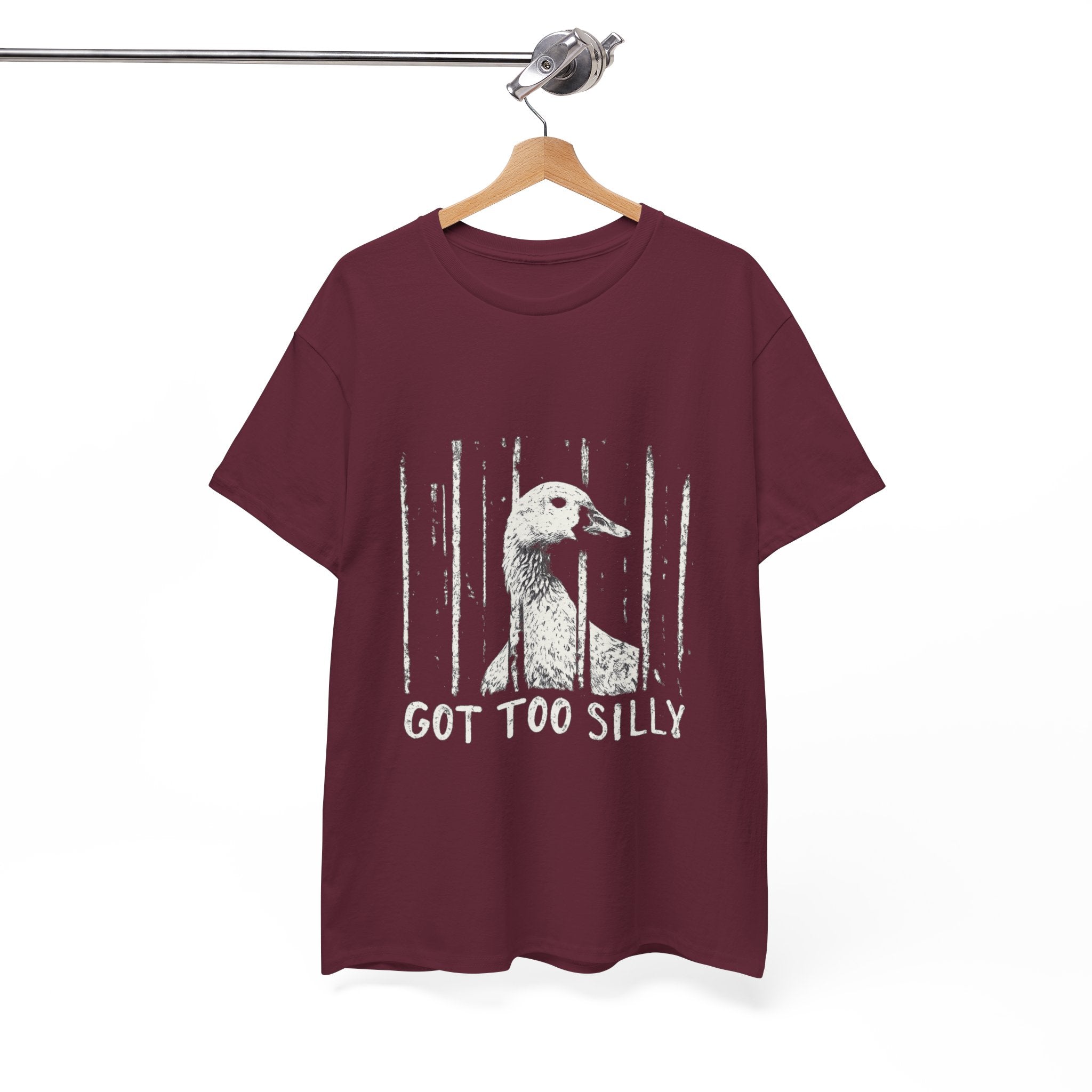 Got Too Silly Goose T-Shirt — Funny Vintage Goose Graphic Tee