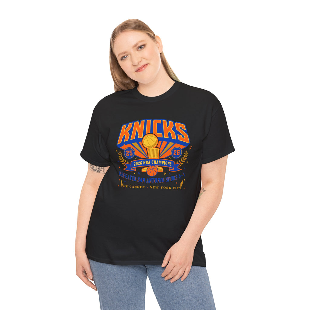 Knicks 2026 NBA Champions T-Shirt — New York Knicks Championship Souvenir Tee