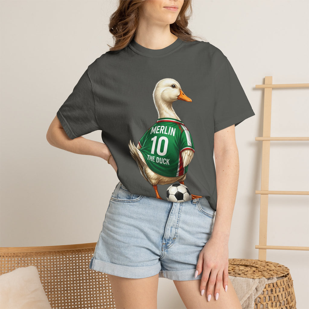 Merlin the Duck Mexican Soccer Mascot T-Shirt — World Cup Fan Tee