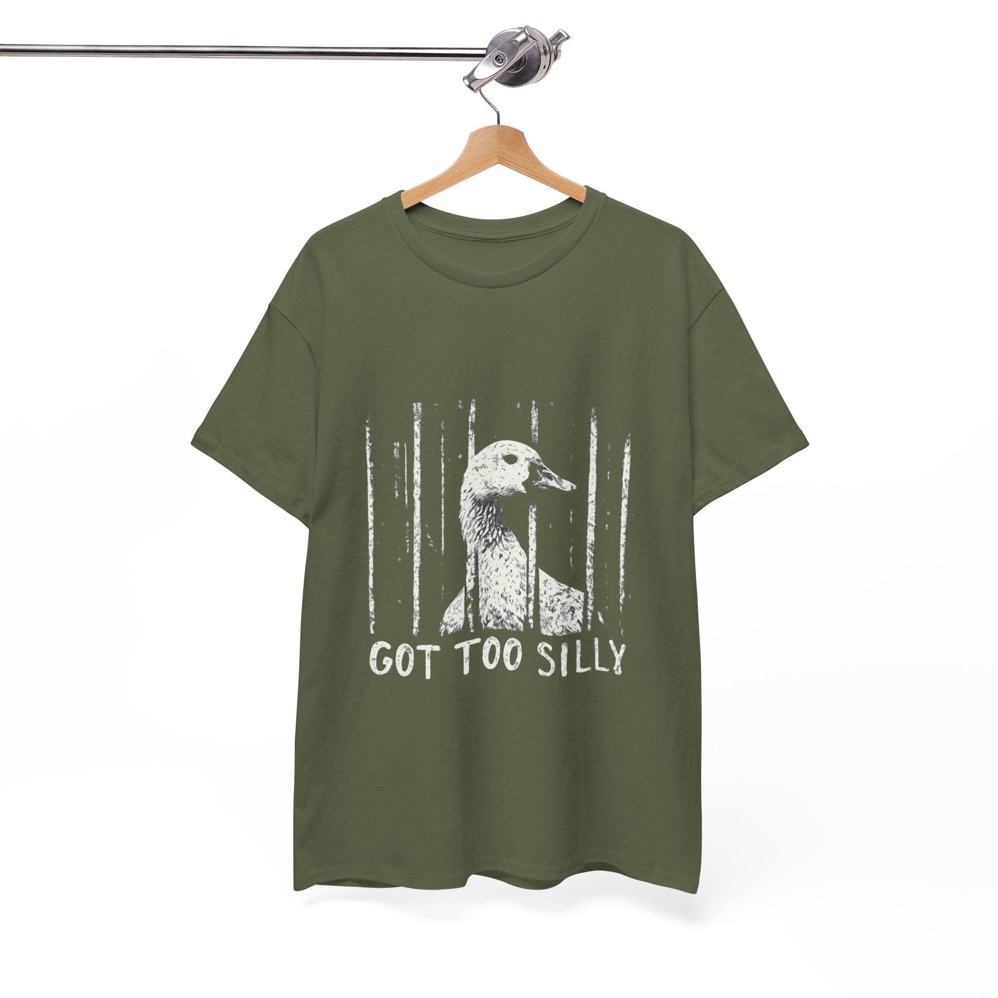 Got Too Silly Goose T-Shirt — Funny Vintage Goose Graphic Tee