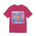 First Grade T-Shirt — Cute Smiley Back-to-School Tee for Kids