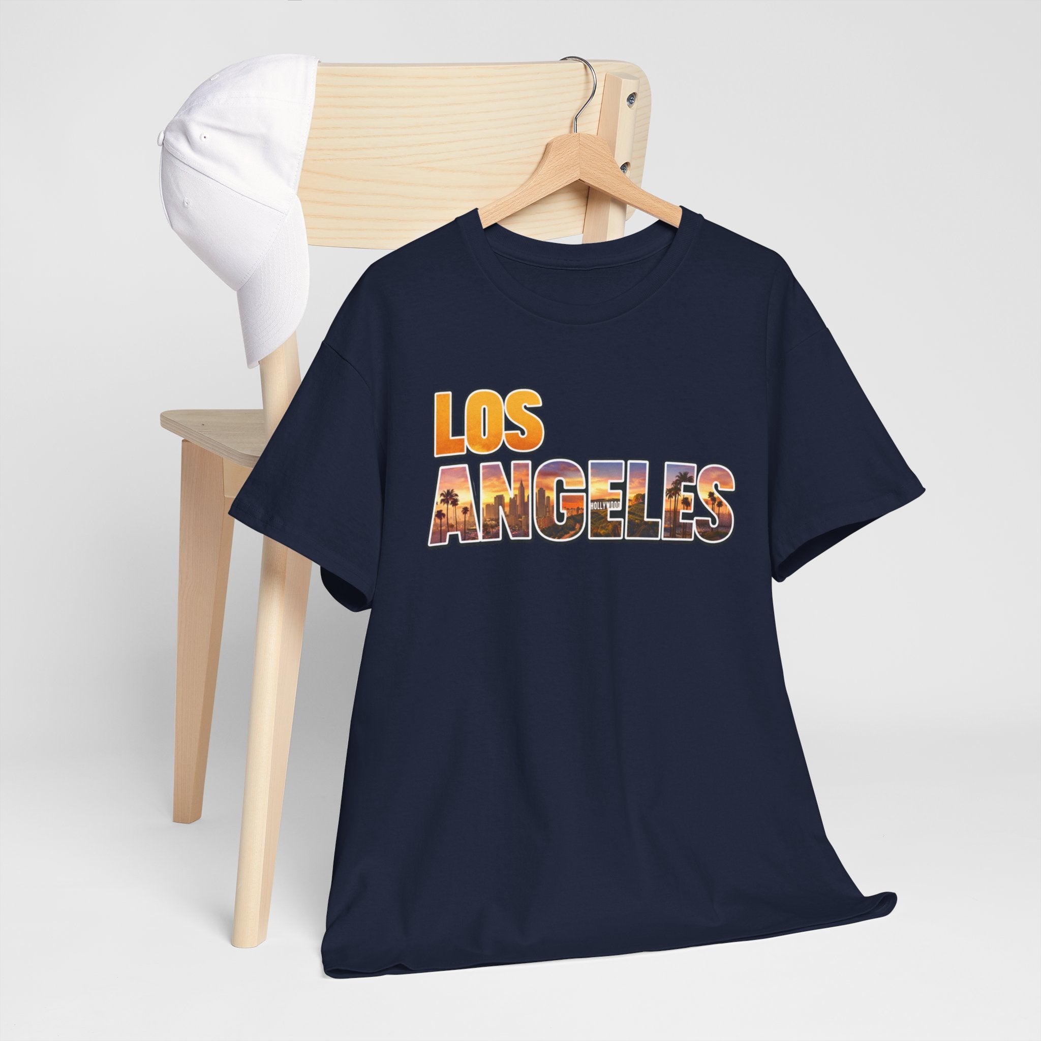 Los Angeles Sunset Tee — Vintage City Skyline Graphic T-Shirt