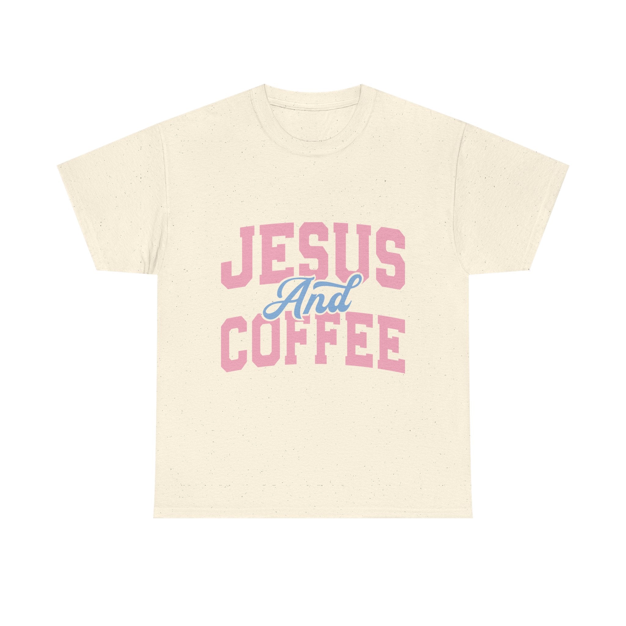 Jesus And Coffee T-Shirt — Christian Graphic Tee for Coffee Lovers