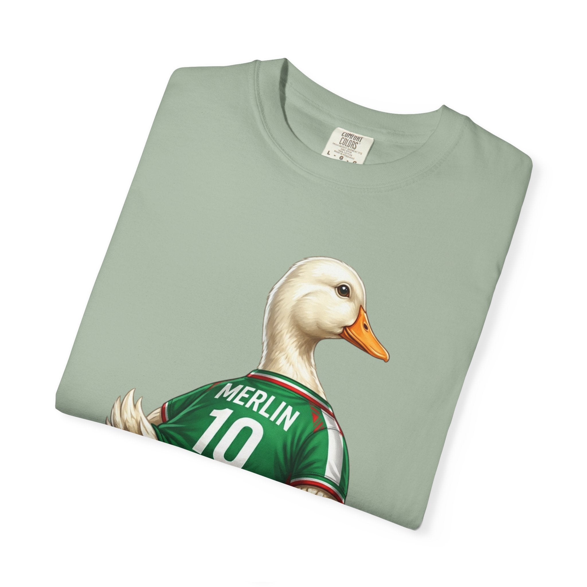 Merlin the Duck Mexican Soccer Mascot T-Shirt — World Cup Fan Tee