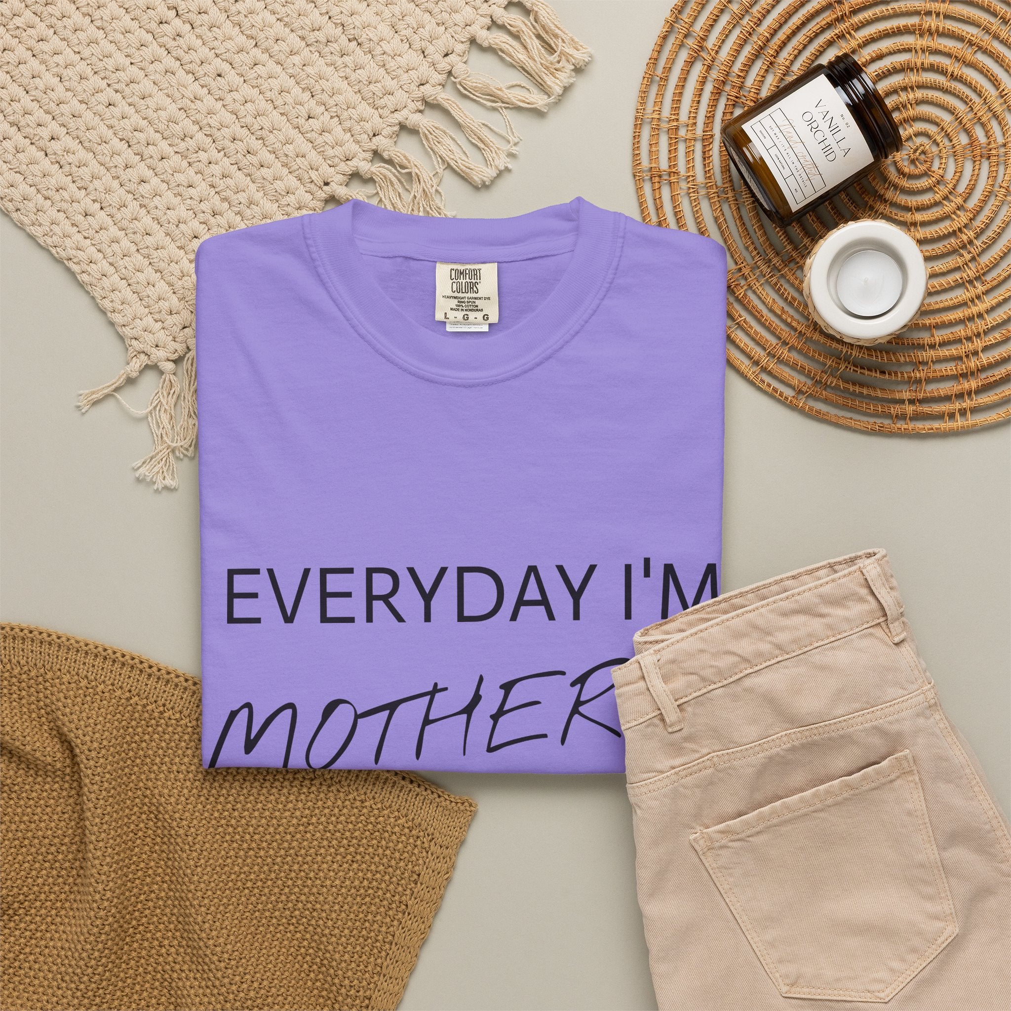 Everyday I'm Motherin' 24/7 T-Shirt — Funny Mom Graphic Tee