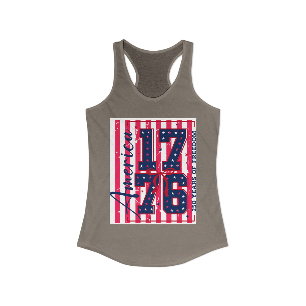 America 250th Birthday Racerback Tank — 250th Birthday of America Tank Top