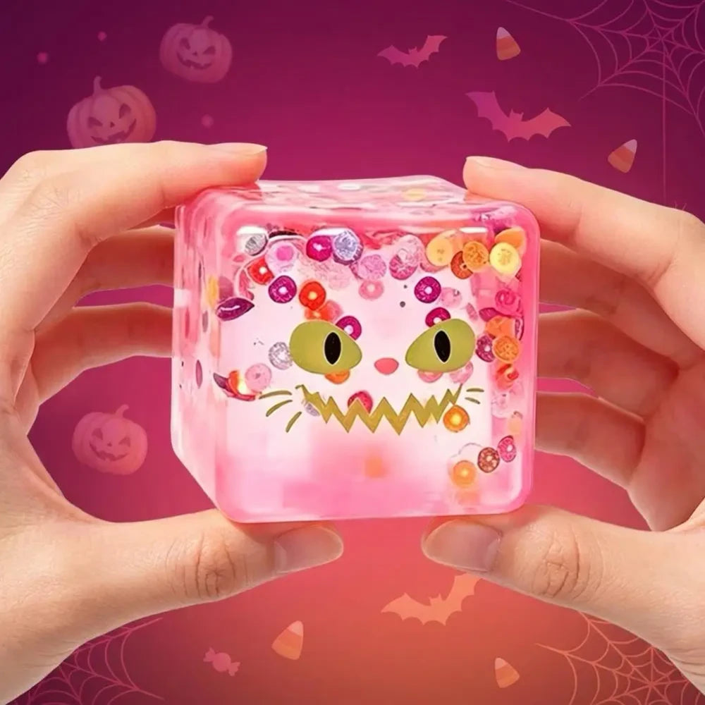 Luminous Halloween Squishy Cube